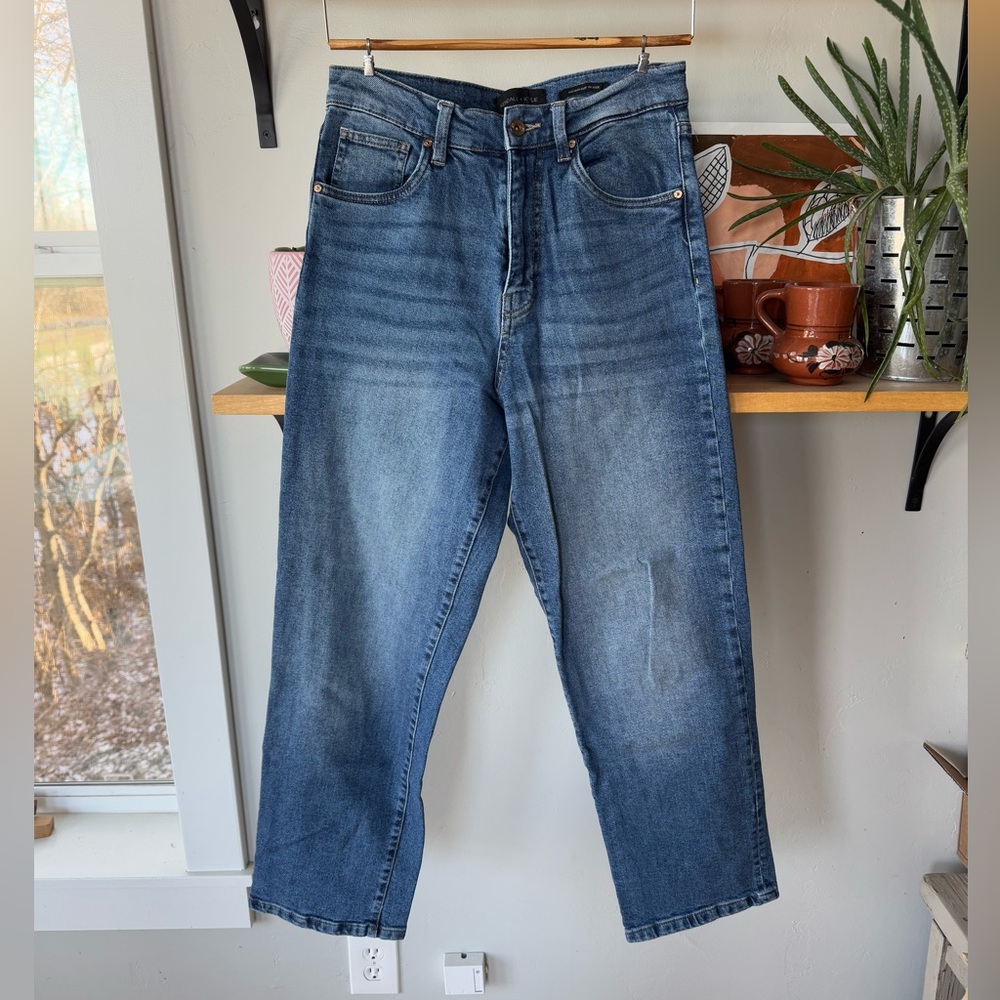 Kendall & Kylie Dark Blue Denim High Rise Skater Jean Size 5/27